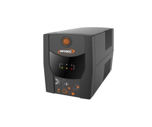 Onduleur INFOSEC X1+ 1600 FR/SCHUKO -  Line Interactive 1600 VA 4 Prises FR /