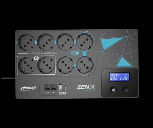 Onduleur INFOSEC Zen-XMaster 800FR/SCHUKO