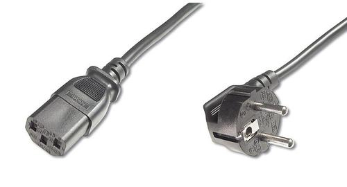 Cordon Alim PC PremiumCord KPSP1, 1 m, CEE7/7, Coupleur C13, 230 V, 10 A