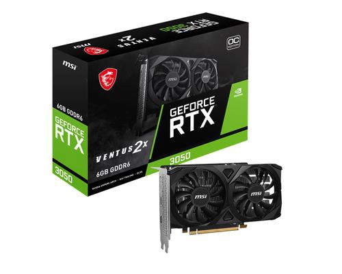 CG MSI VENTUS RTX 3050 2X E 6G OC GDDR6, 96 bit