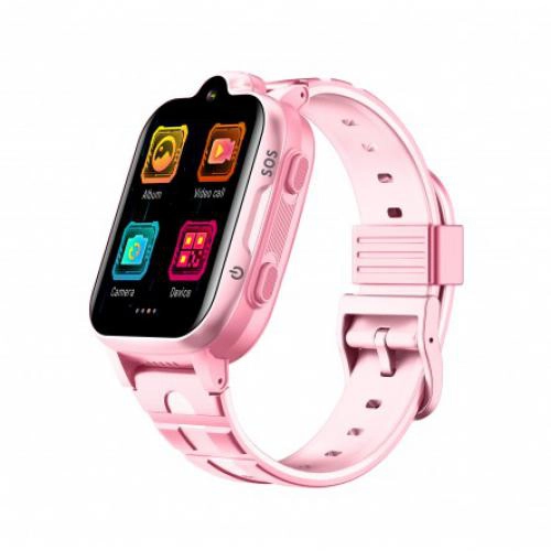 Montre connectée DCU enfants avec appels vidéo 4G et GPS rose 34159032
