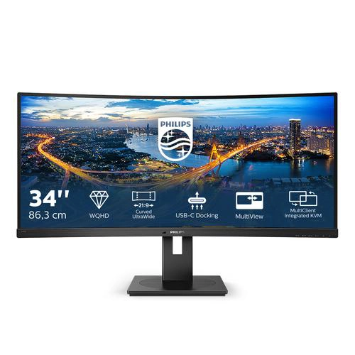 Mon 34 Philips 346B1C/00 Incurvé Reglable UWQHD DP/HDMI/USB-C 100 Hz