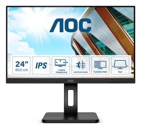 Mon 24 AOC 24P2Q REGLABLE HP2x2W VGA HDMI DVI DP USB