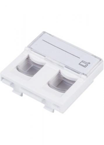 Res UPTEC Plastron 45x45 RJ45 nu pour 1