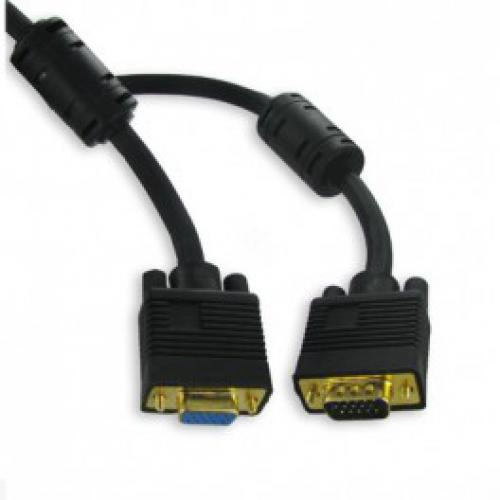 Connectique SVGA 5m OR avec ferrites M/M - 3 coax - AWG30 -