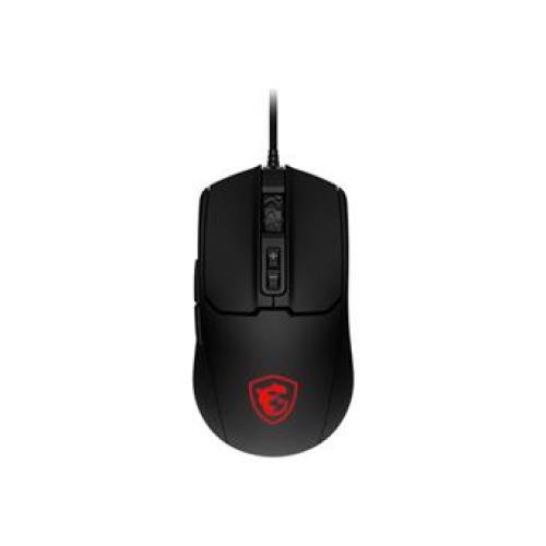 Souris MSI FORGE GM100, Ambidextre, Optique, USB Type-A 6400DPI Noir