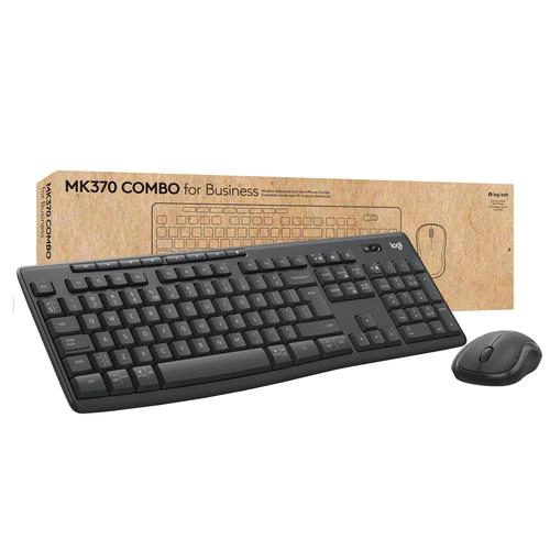 [LOGITECHMK370COMBOFO] Clavier Logitech MK370 Combo Bluetooth  membrane Graphite