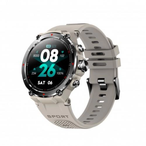 [MONTRCONDCUGPSNOIR] Montre connectée DCU avec GPS et écran Amoled HD gris 34157081