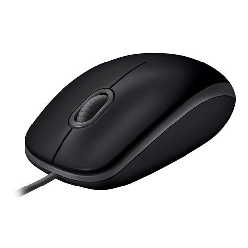 [LOGITECHB110SILENTAM] souris Logitech B110 Silent, Ambidextre, Optique, USB Type-A, 1000 DPI, Noir