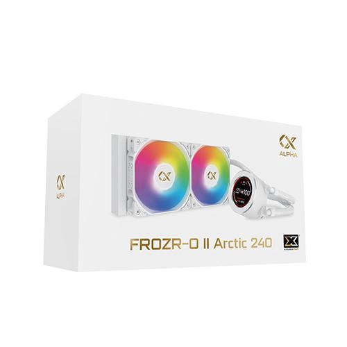 [WATCOOLXIGFROZII240W] Ventirad Watercooling Xigmatek Frozr-O II RGB-240mm(Blanc)