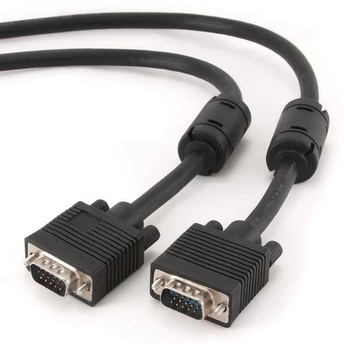 [CONNSVGA10M] Connectique SVGA 10M avec ferrites M/M Gembird CC-PPVGA-10M-B