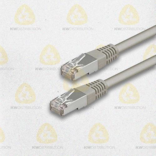 [KMCAT6FTPCCA2M] Câble KOSMOS RJ45 CAT6 FTP 26AWG PVC 2M Gris (Blindé)